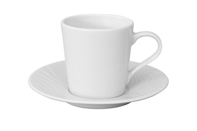 Bord wit 33cm reliëf Waves Spal Porselanas 9222033 Bord wit 33cm reliëf Waves Spal Porselanas 9222033