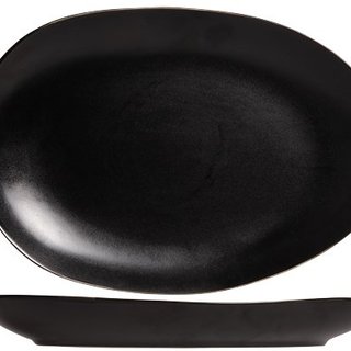 Bord 35x25cm zwart Cosy&Trendy Vongola 026289