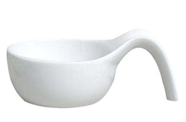 Schaal wit 23,5cm lepelvorm Cosy&Trendy E213022