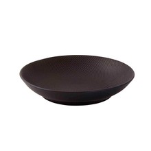 Palmer Dots Bord diep 23,5cm donker grijs 530110