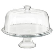 Taartschotel 31cm op voet met stolp Borgonova Palladio 512989 Taartschotel 31cm op voet met stolp Borgonova Palladio 512989