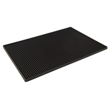 Barmat 45x30 cm zwart rubber Bar Professional 517961