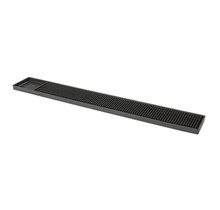 Barmat 60x8 cm zwart rubber Bar Professional 517962
