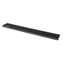 Barmat 60x8 cm zwart rubber Bar Professional 517962