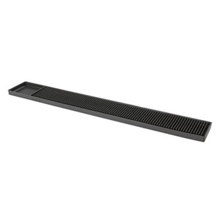 Barmat 60x8 cm zwart rubber Bar Professional 517962