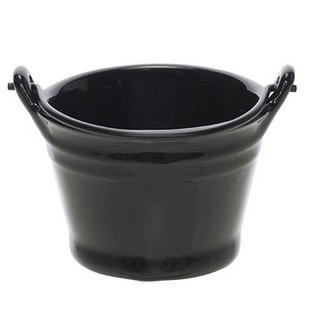 Emmertje zwart aardewerk D7,8cm 9428108