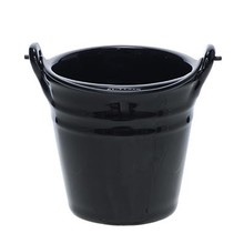 Emmertje zwart aardewerk D8,5cm 9428109