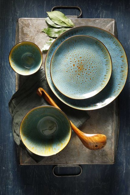 Palmer Lotus Bord diep 21cm Turquoise 531018 Palmer Lotus Bord diep 21cm Turquoise 531018