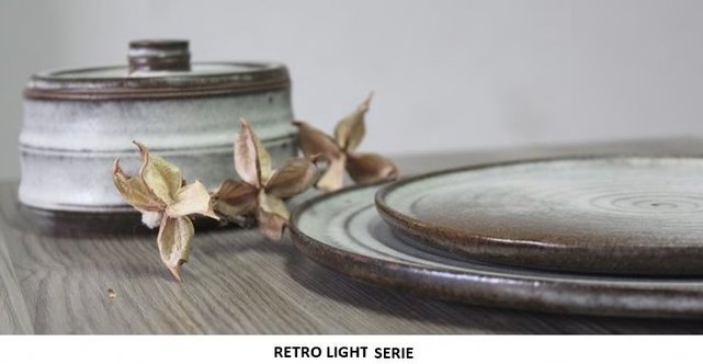 Bord 21cm Retro light Stoneware 619390 Bord 21cm Retro light Stoneware 619390