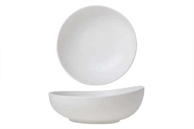 Bord 22cm diep Cosy&Trendy Professional Mat White 6831022 Bord 22cm diep Cosy&Trendy Professional Mat White 6831022