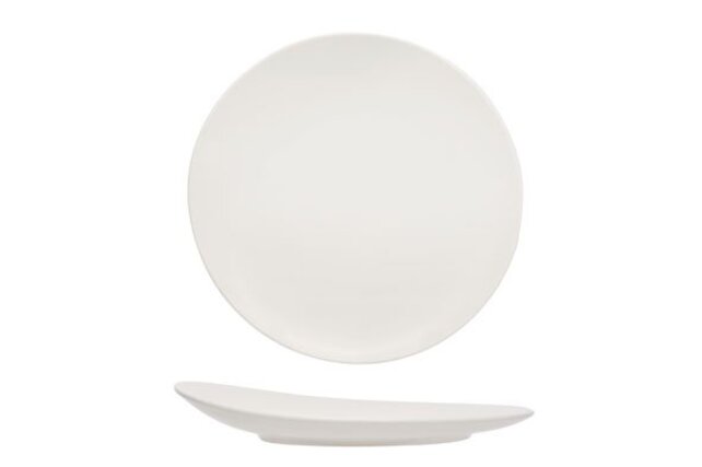 Bord 22cm diep Cosy&Trendy Professional Mat White 6831022 Bord 22cm diep Cosy&Trendy Professional Mat White 6831022