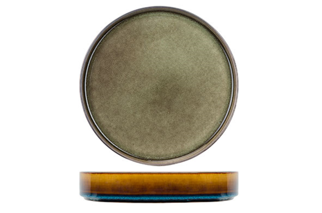 Cosy & Trendy Quintana Green Diep bord D23XH4,3CM - 3948023 Cosy & Trendy Quintana Green Diep bord D23XH4,3CM - 3948023