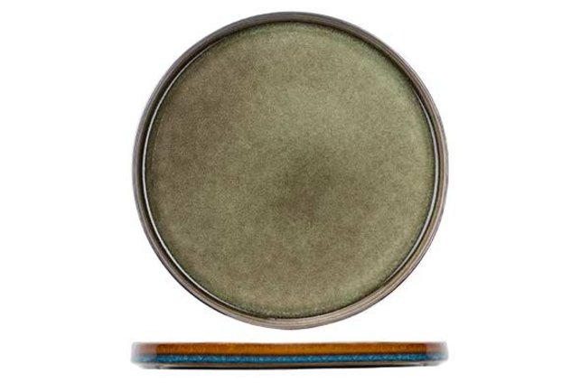 Cosy & Trendy Quintana Green Plat Bord D27,5CM - 3948028 Cosy & Trendy Quintana Green Plat Bord D27,5CM - 3948028