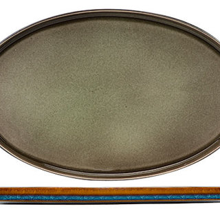 Cosy & Trendy Quintana Green Plat bord 35,5X23,5CM Ovaal - 3948036
