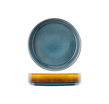 Cosy & Trendy Quintana blue diep bord D19,5XH5,2CM - 2936120