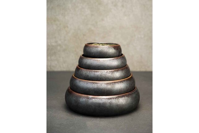 Cosy & Trendy Istra Schaal Grijs-groen 22.5x6cm - 4673023 Cosy & Trendy Istra Schaal Grijs-groen 22.5x6cm - 4673023