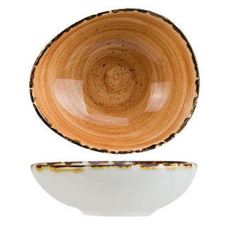 Cosy & Trendy Quiandra Orange schaaltje 15X13CM H5CM - 8272115