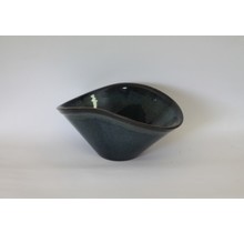 Prato Darkblue oval bowl 20.5x18.5H9.0cm - 614566