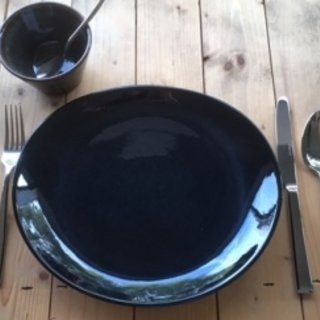 Prato Darkblue bord ovaal 29.5x25.5cm - 616526