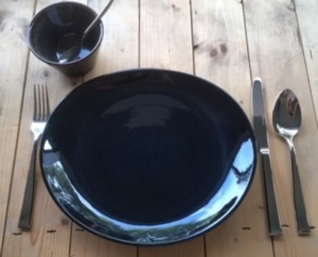 Prato Darkblue bord ovaal 29.5x25.5cm - 616526