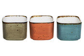 Cosy & Trendy Brisbane aperopotje 3 ass 5,8X5,8XH4,7CM (Blauw - Grijs - Oranje) 1480306 Cosy & Trendy Brisbane aperopotje 3 ass 5,8X5,8XH4,7CM (Blauw - Grijs - Oranje) 1480306