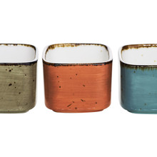 Cosy & Trendy Brisbane aperopotje 3 ass 5,8X5,8XH4,7CM (Blauw - Grijs - Oranje) 1480306