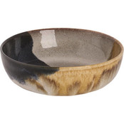 Palmer Aquarel Schaal 17,5 cm 80 cl Blauw Beige Stoneware 531822 Palmer Aquarel Schaal 17,5 cm 80 cl Blauw Beige Stoneware 531822