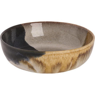 Palmer Aquarel Schaal 17,5 cm 80 cl Blauw Beige Stoneware 531822