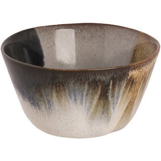 Palmer Aquarel Kom 15 cm 80 cl Beige Blauw Stoneware 531823
