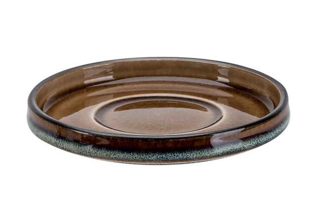 Cosy & Trendy Quintana amber Espresso ondertas D12CM - 5950112 Cosy & Trendy Quintana amber Espresso ondertas D12CM - 5950112