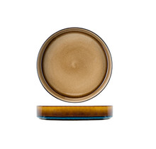 Cosy & Trendy Quintana amber Diep Bord D23XH4,3CM - 5950023