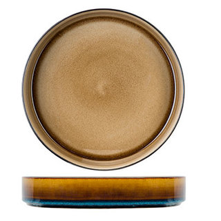 Cosy & Trendy Quintana amber Diep Bord D23XH4,3CM - 5950023