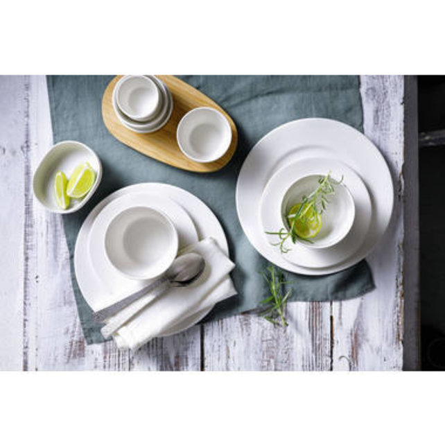 Serviesset Maastricht Porselein Lux Coupe 18 delig (6 personen)