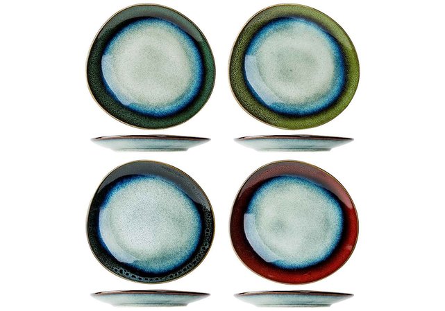 Cosy & Trendy Jamiro Mix Dessertbordje 20,5X19,5CM 4 Ass Eivormig 8240205