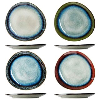 Cosy & Trendy Jamiro Mix Plat bord 27x26cm 4 ass Ei-vormig 8240027