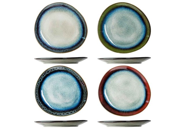 Cosy & Trendy Jamiro Mix Plat bord 27x26cm 4 ass Ei-vormig 8240027 Cosy & Trendy Jamiro Mix Plat bord 27x26cm 4 ass Ei-vormig 8240027