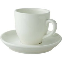 Palmer Robusta koffie kop 14cl en schotel 129280