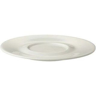Maastricht Porselein Lux Koffie / Cappuccino Schotel 16 cm 021 Offwhite 515720