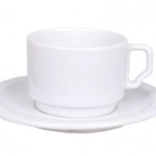 Tas en ondertas Wit 17cl Gural Venus 10026