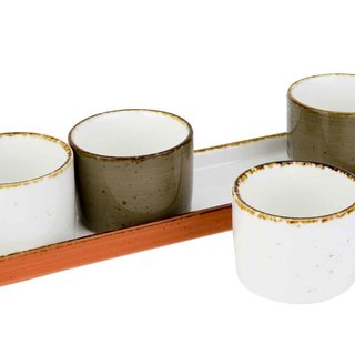 Cosy & Trendy Brisbane Aperoset 5 delig 1 X 24X6.5CM - 4 X D5.8XH4.2CM 1480304