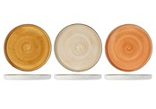 Cosy & Trendy Brisbane plat bord 25,5X2,5CM 3 ass (Oranje - Bruin - Beige) 1480026 Cosy & Trendy Brisbane plat bord 25,5X2,5CM 3 ass (Oranje - Bruin - Beige) 1480026