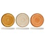 Cosy & Trendy Cosy & Trendy Brisbane plat bord 25,5X2,5CM 3 ass (Oranje - Bruin - Beige) 1480026