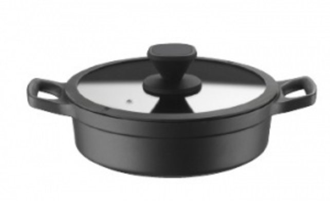 Pintinox Pro Kookpot + glazen deksel 28XH8,5cm - 4,3L 603567 Pintinox Pro Kookpot + glazen deksel 28XH8,5cm - 4,3L 603567