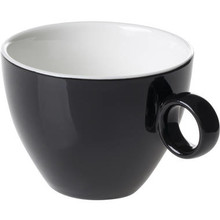 Cappuccinokop 23cl Zwart Maastricht Porselein Bart Colour 531401