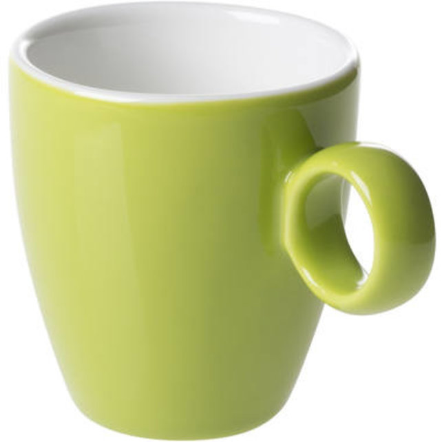 Espressokop 6,5cl Groen Maastricht Porselein Bart Colour 531369