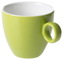 Koffiekop 17cl Groen Maastricht Porselein Bart Colour 531387