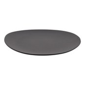 Cookplay Shell line plat bord 27,5x28,5x2,5cm mat zwart 621237 Cookplay Shell line plat bord 27,5x28,5x2,5cm mat zwart 621237