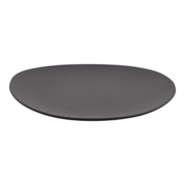Cookplay Shell line plat bord 27,5x28,5x2,5cm mat zwart 621237 Cookplay Shell line plat bord 27,5x28,5x2,5cm mat zwart 621237