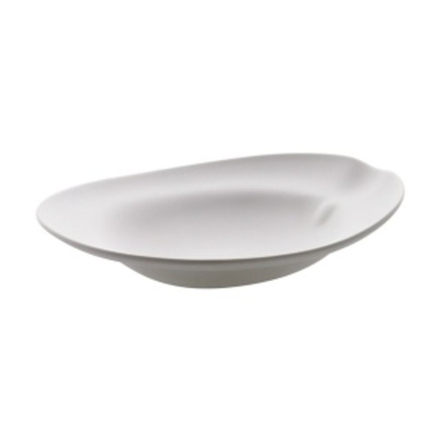 Cookplay Shell line diep bord 25x26x6cm mat wit 621238 Cookplay Shell line diep bord 25x26x6cm mat wit 621238