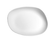 Cookplay Yayoi Line plat bord mat wit 14x11x3cm 621243 Cookplay Yayoi Line plat bord mat wit 14x11x3cm 621243